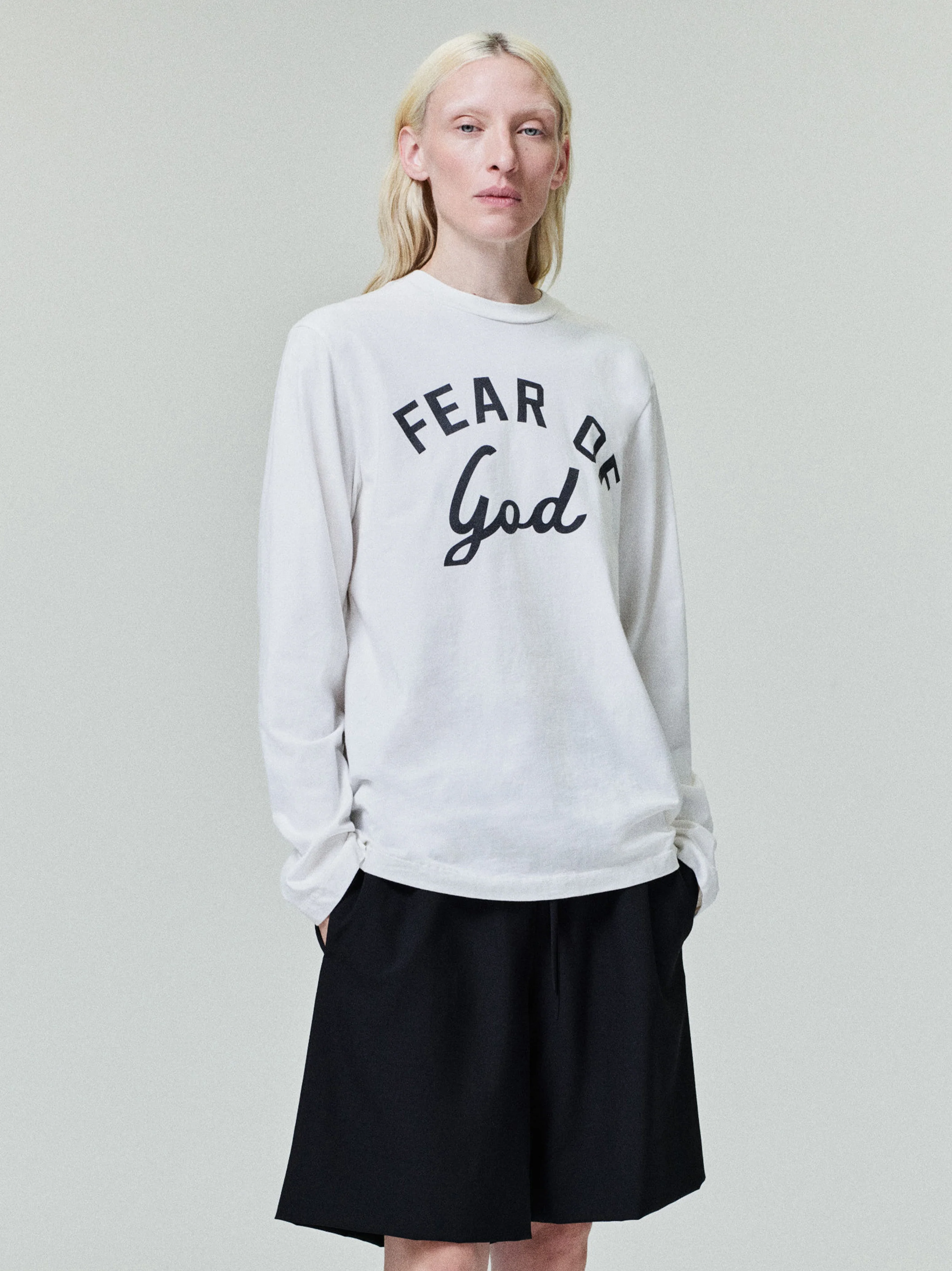 Womens Varsity Long Sleeve Tee