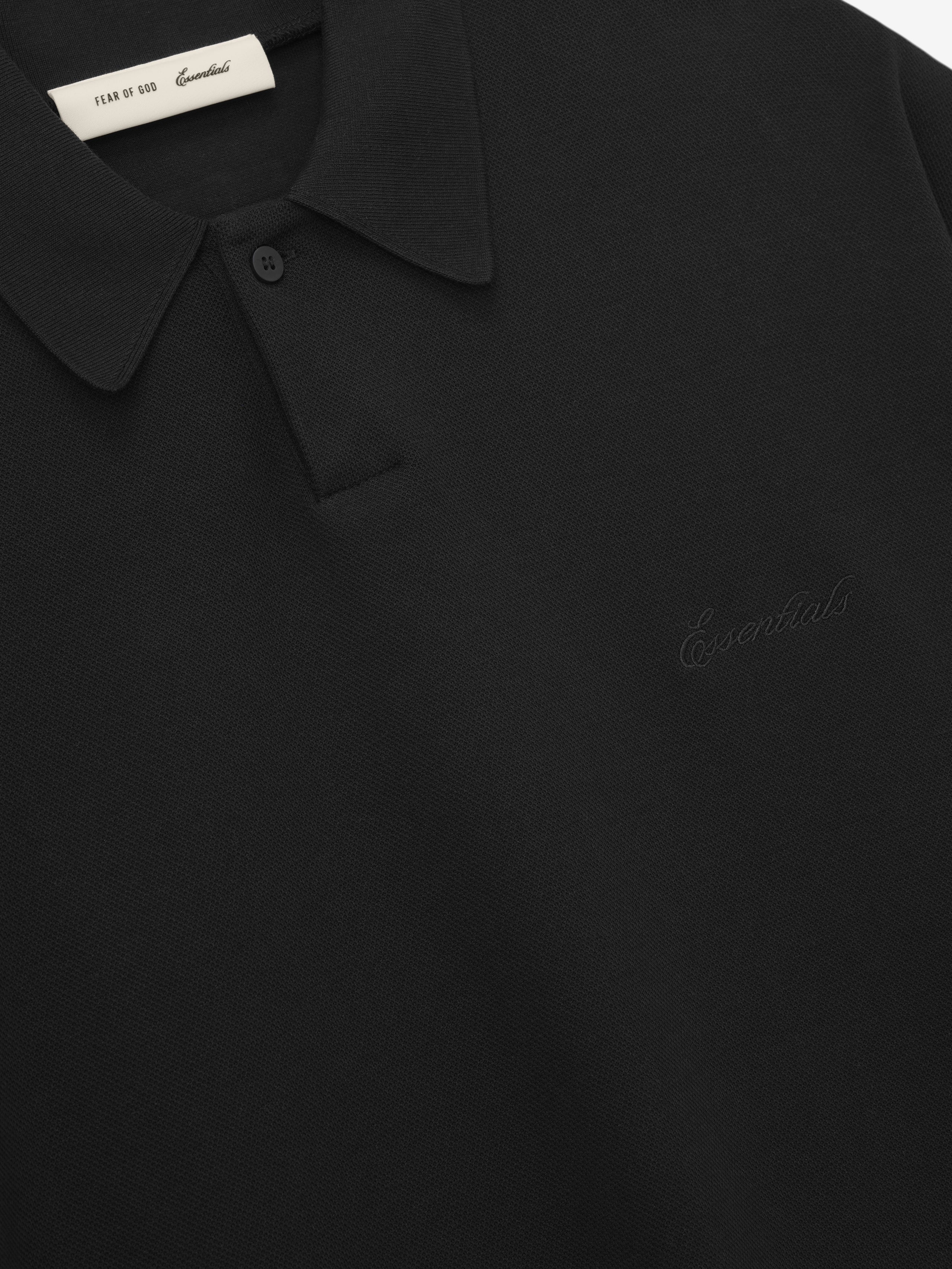 Pique Signature 90s Cropped Polo - Image 3