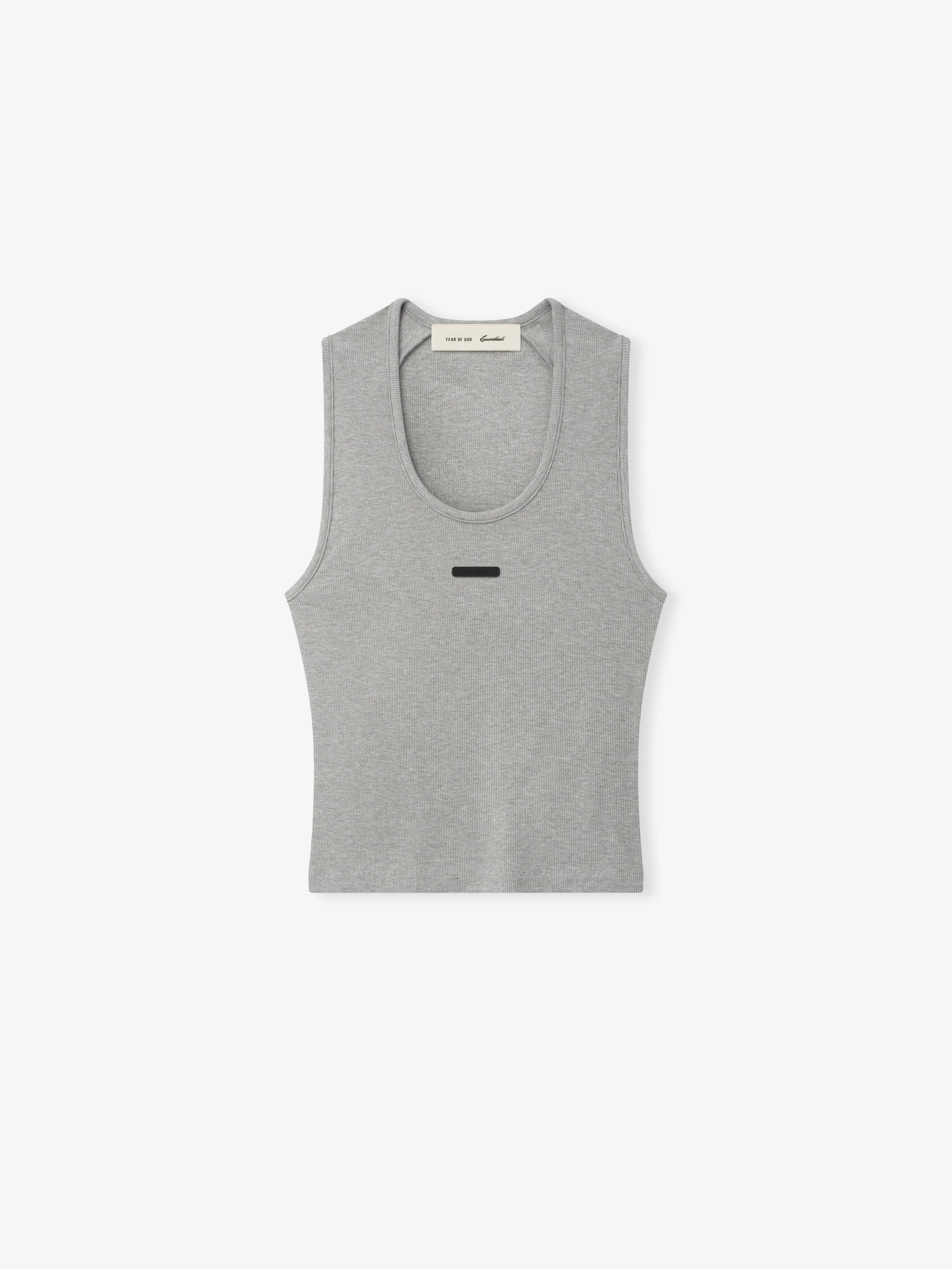 Womens Rib Knit Fitted Tank