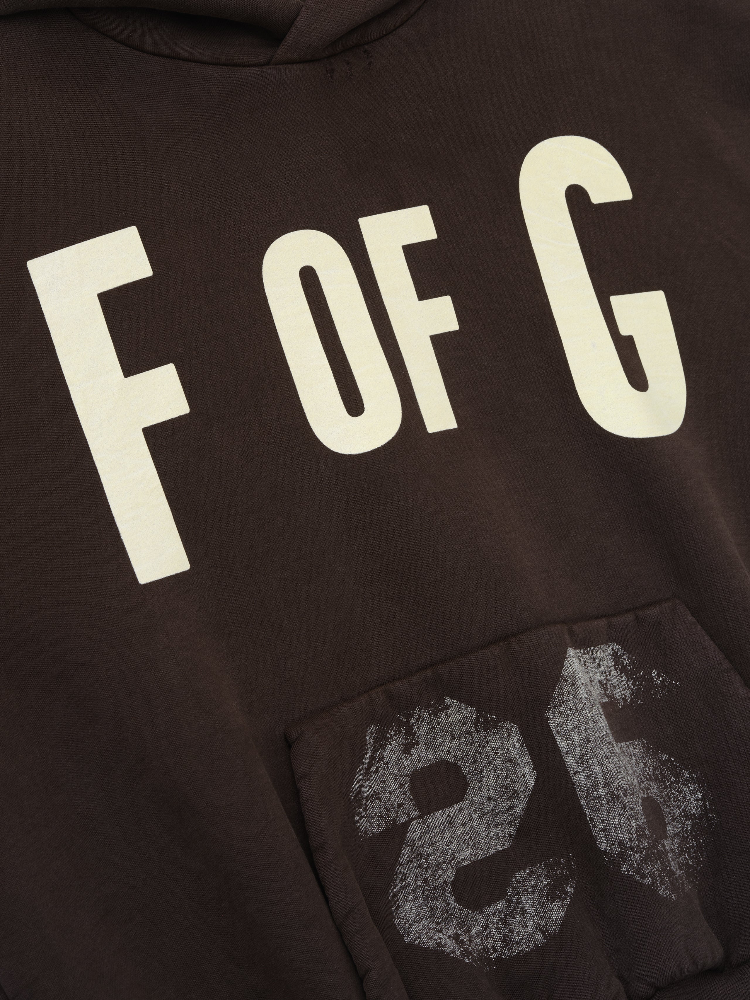 F Of G Classic Half Raglan Hoodie W/ Pocket - Image 6