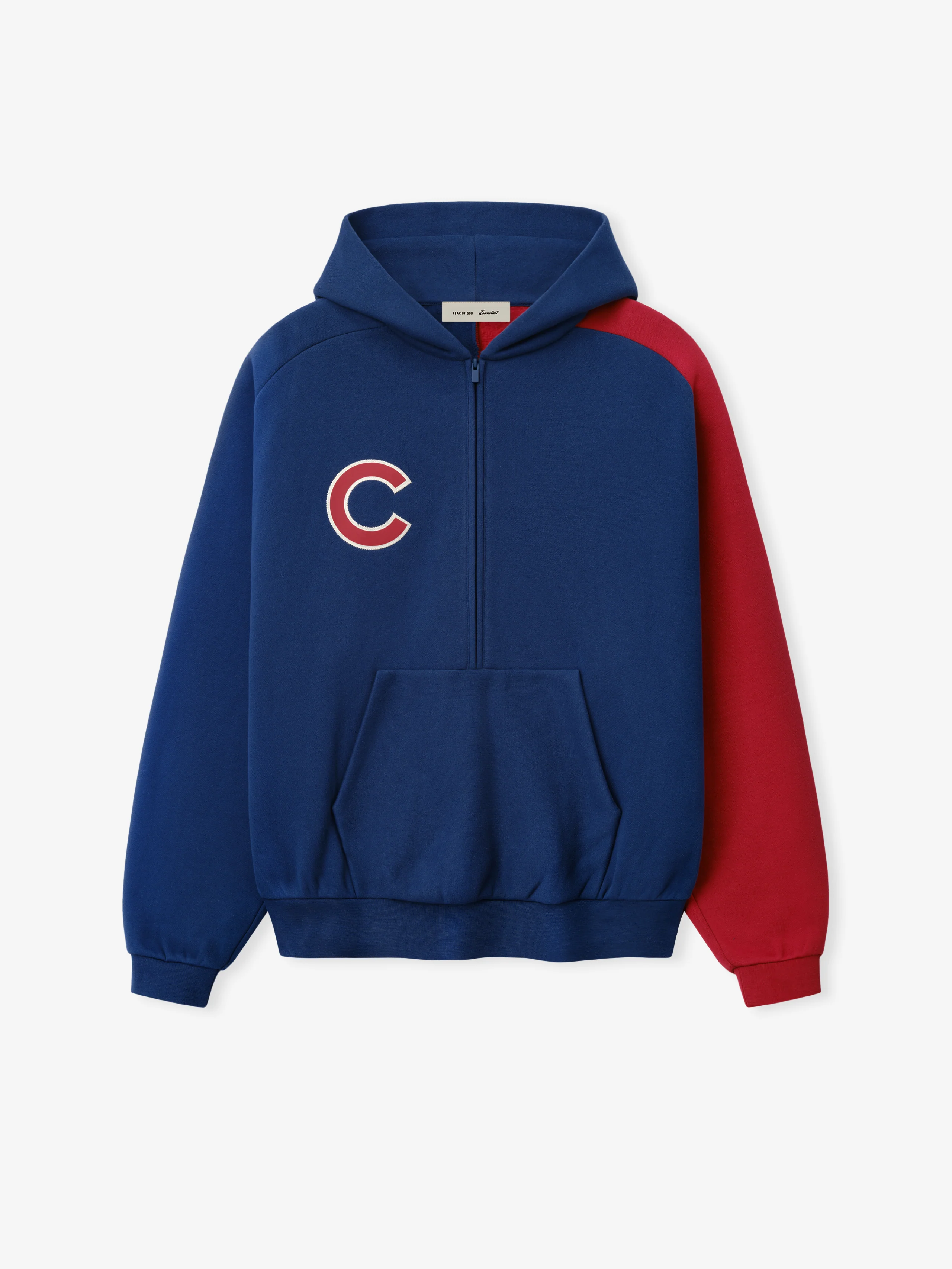 Cubs Raglan Half Zip Sport Hoodie - Image 2