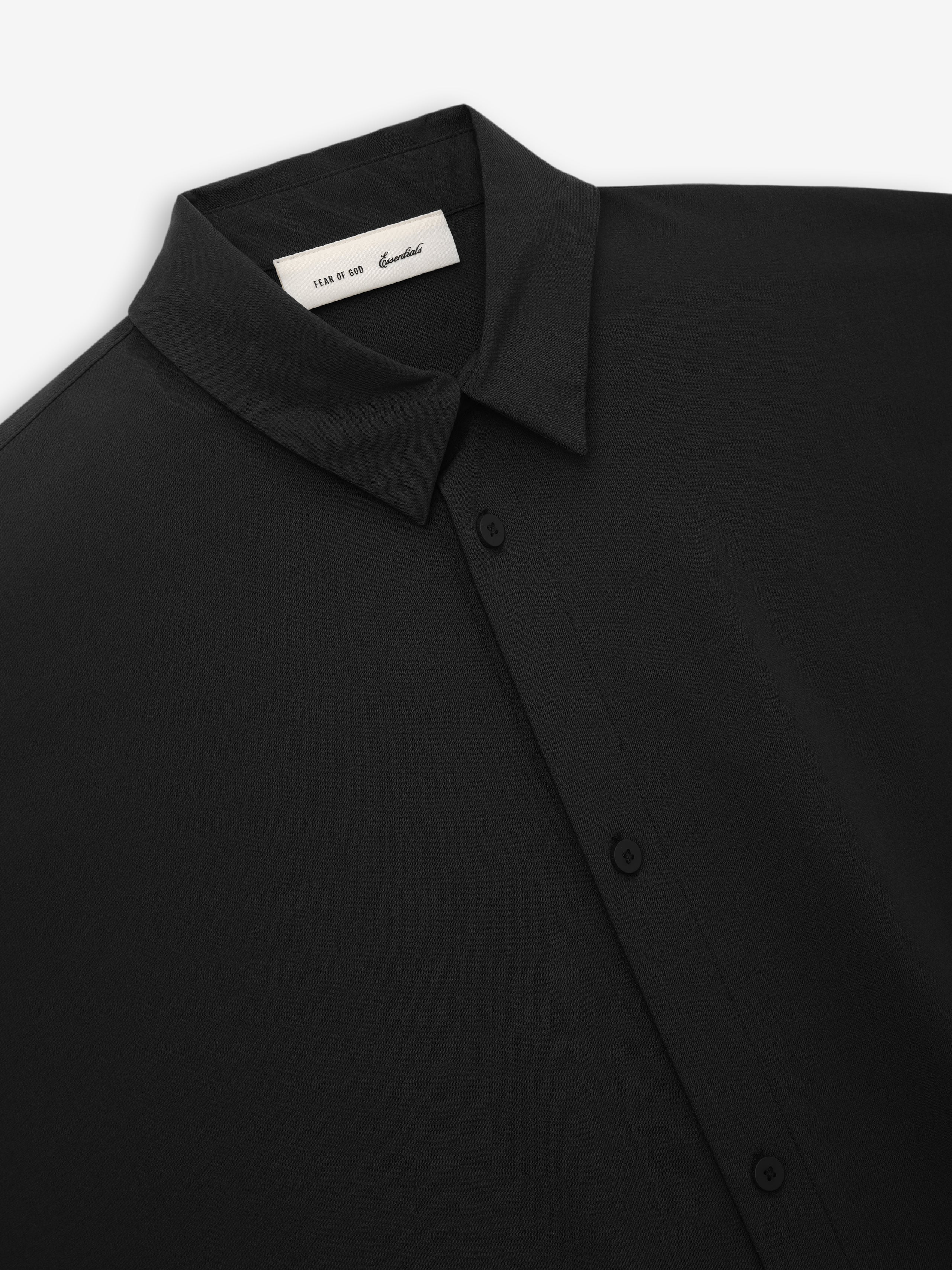 Silk Blend 3/4 Sleeve Button Up Shirt - Image 4