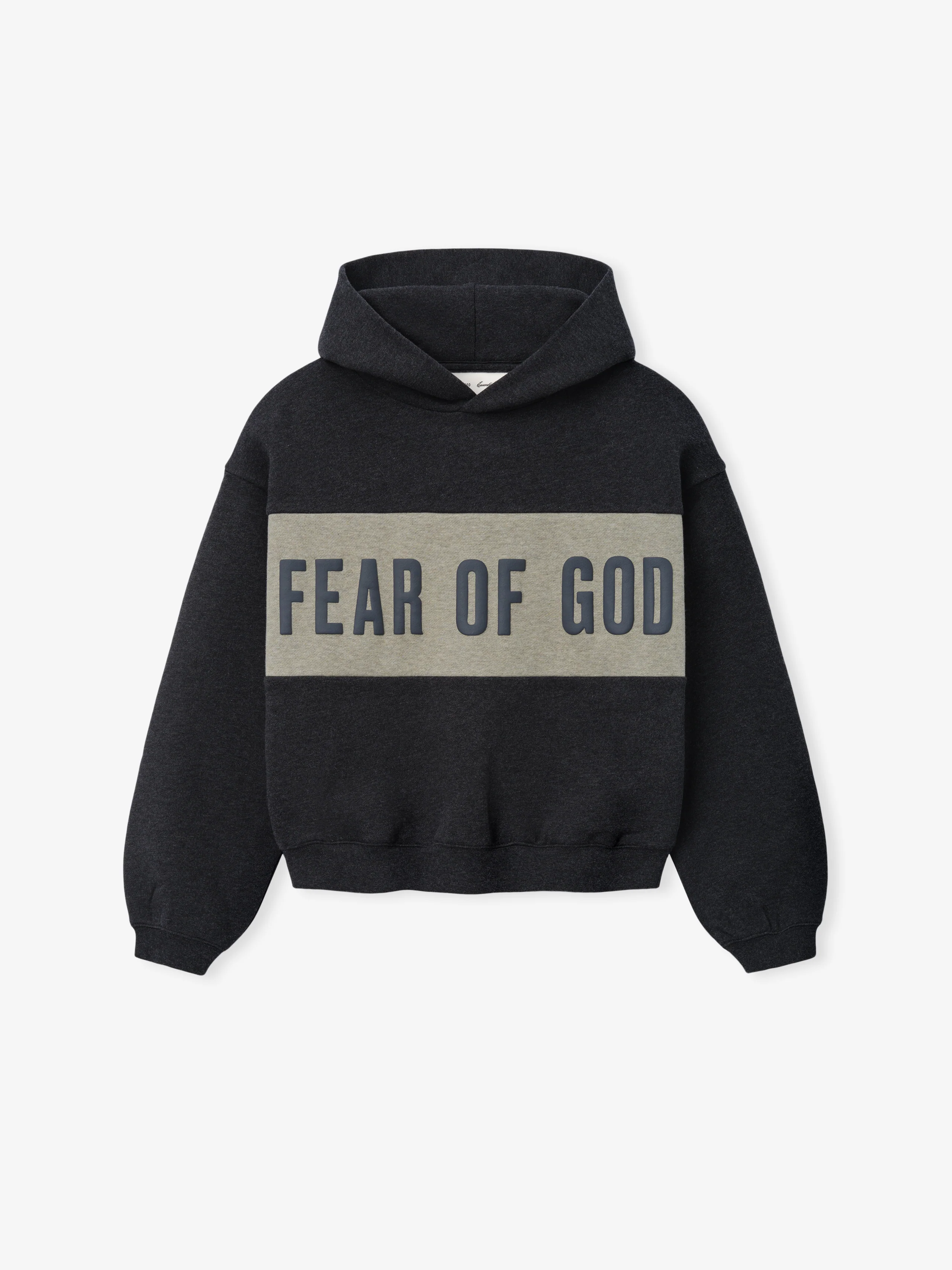 Kids Cropped Relaxed Panelled Hoodie