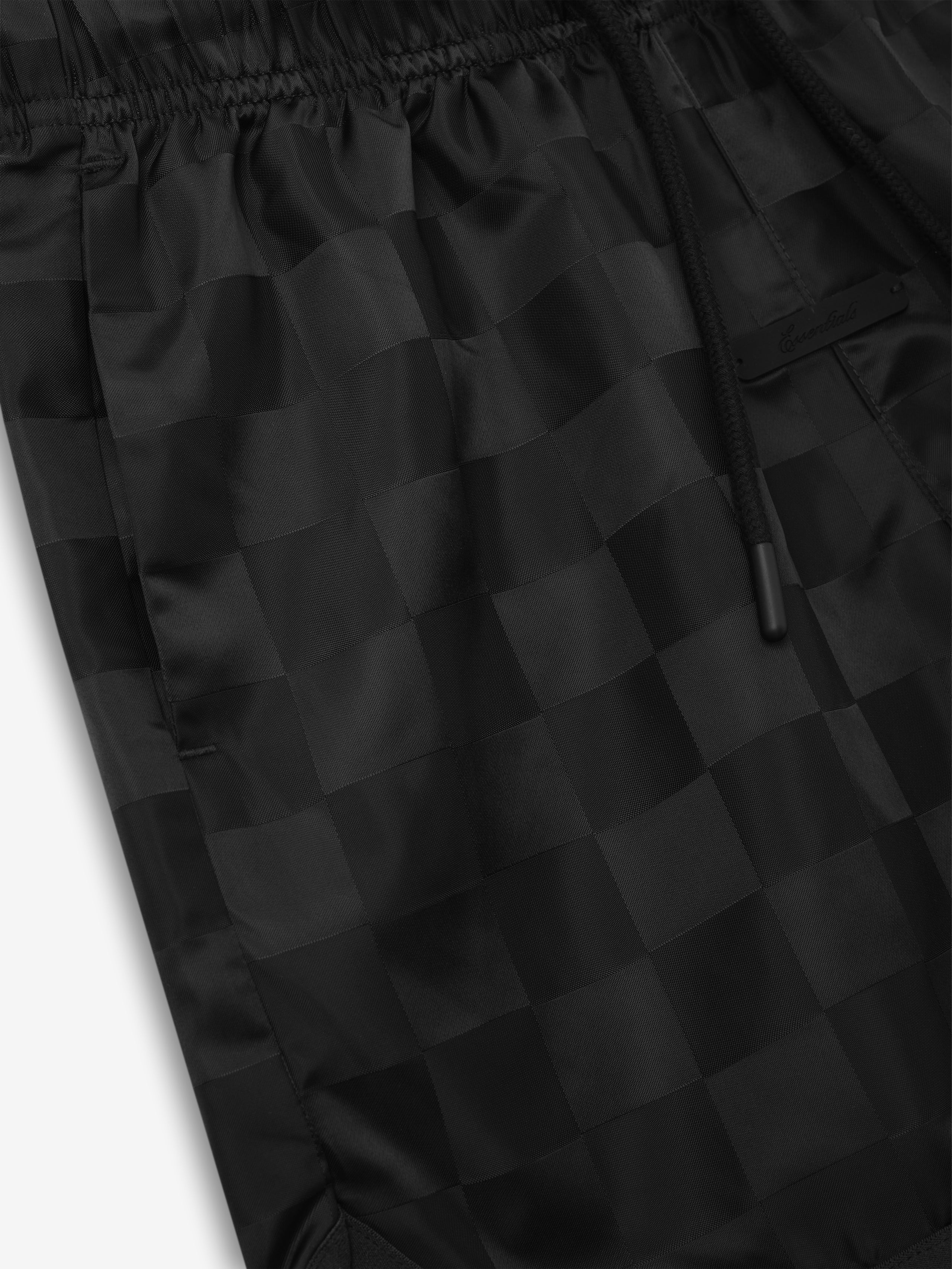 Kids Nylon Checkered Gym Short - Image 3