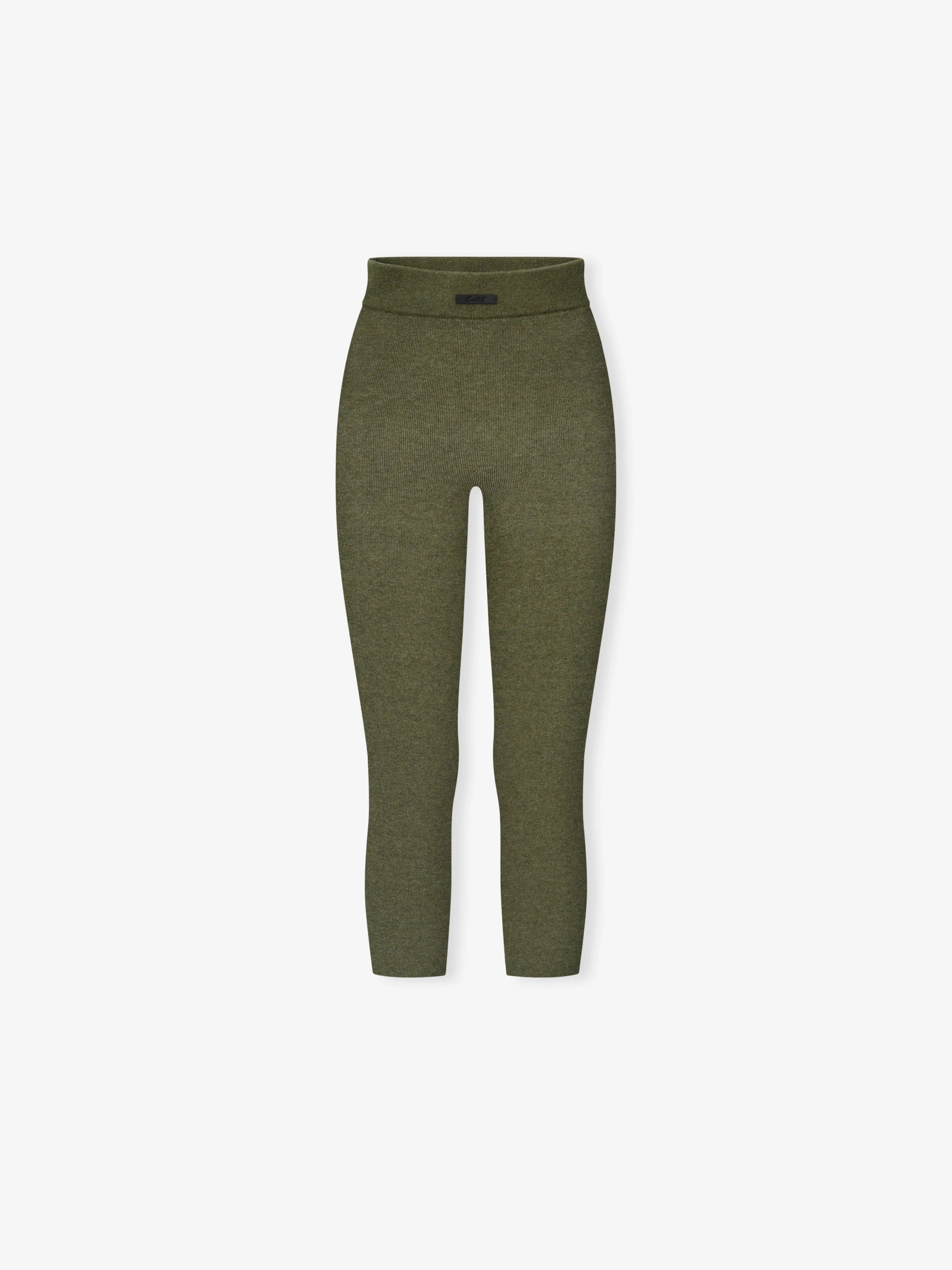 Womens Rib Knit Capri