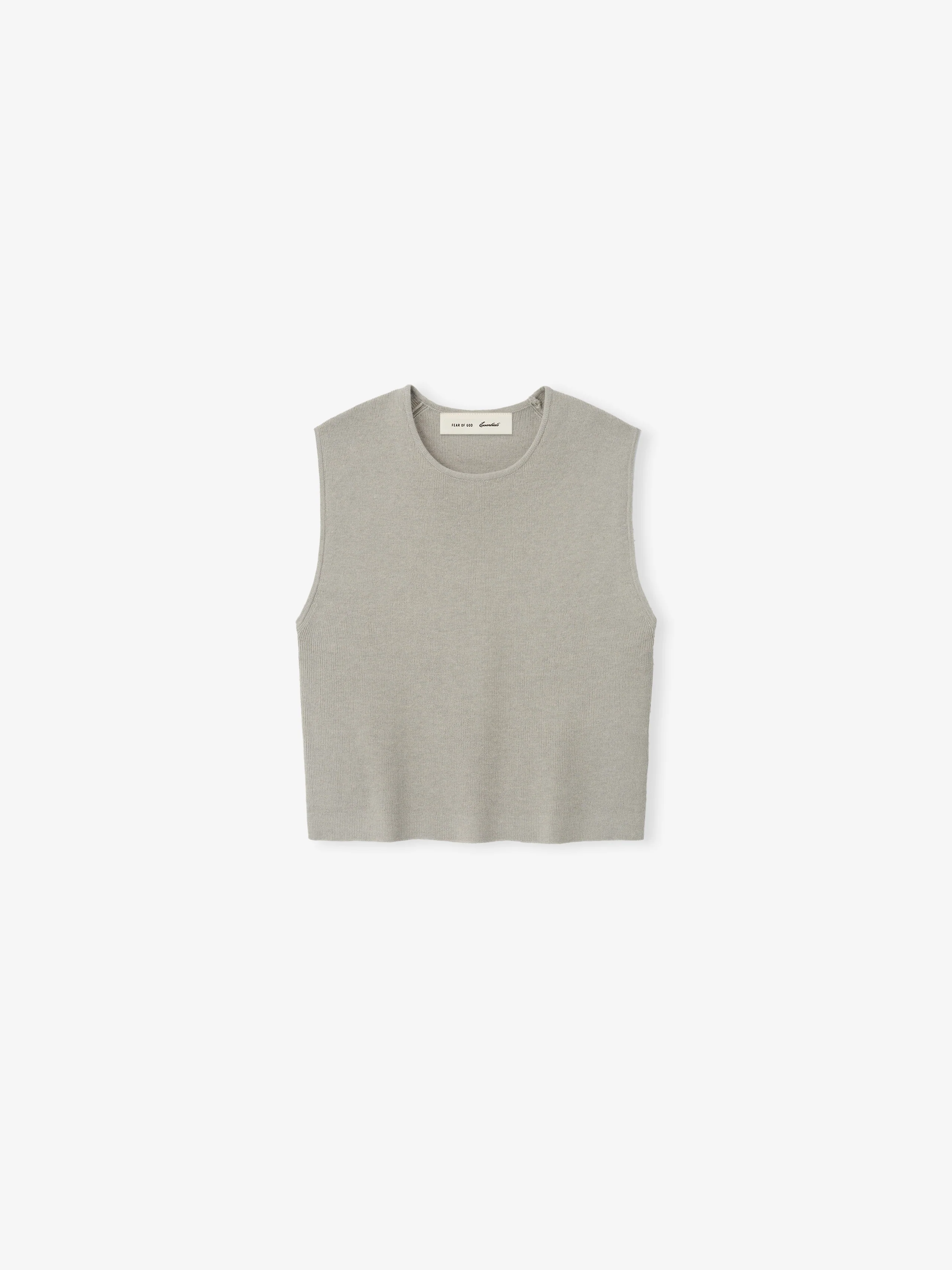 Womens Rib Knit Crop Top