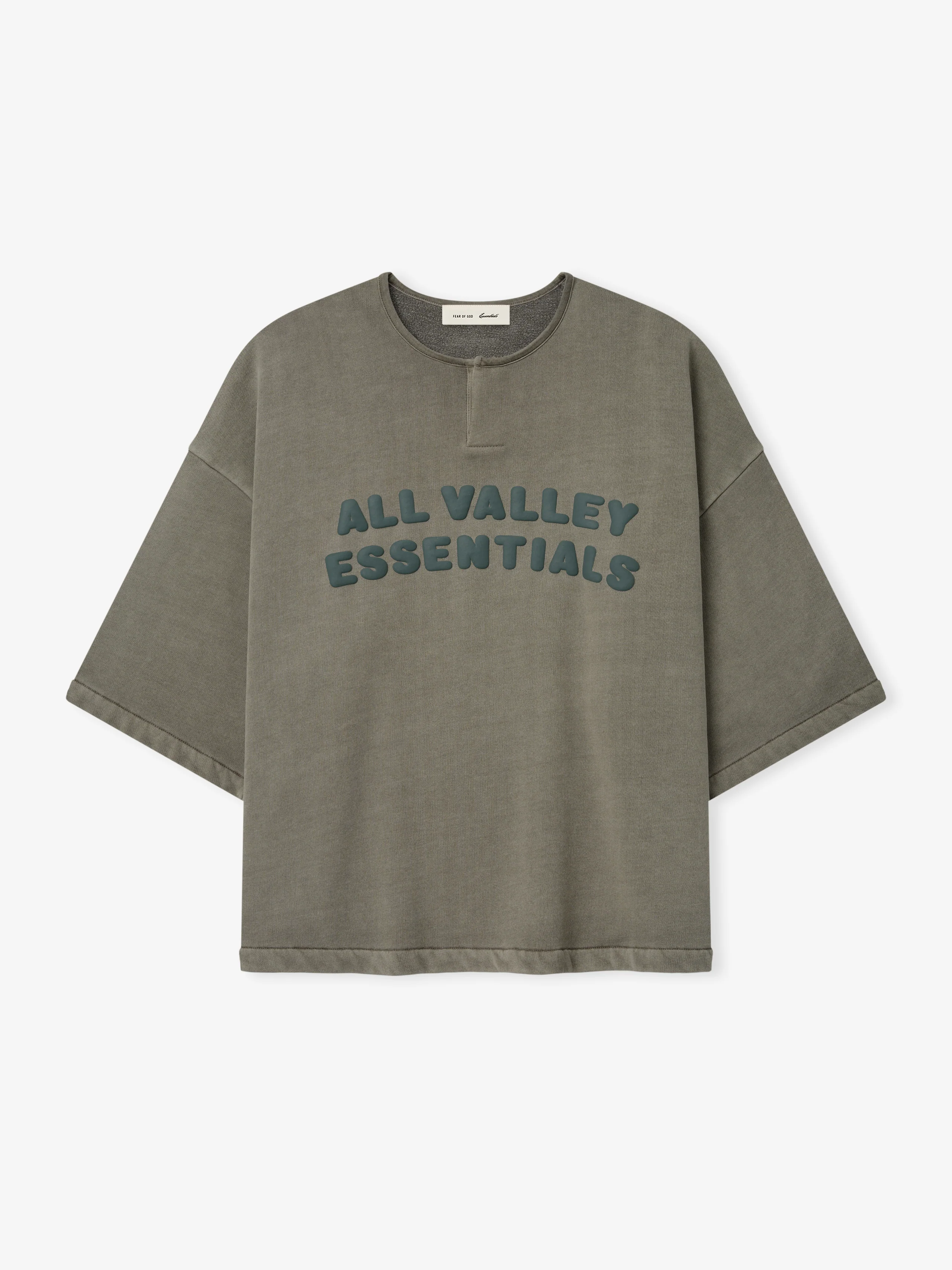 3/4 Henley Sweatshirt