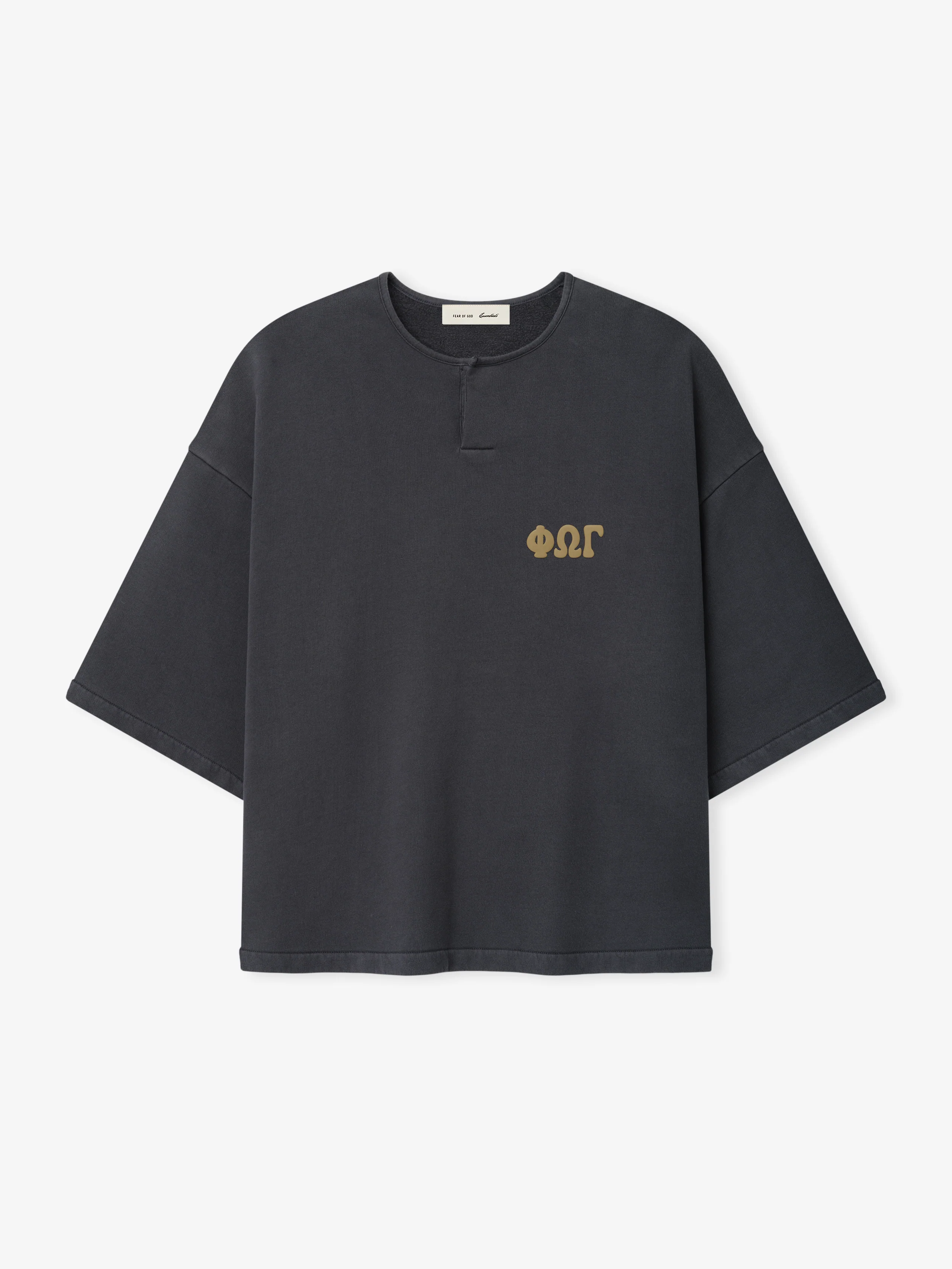 3/4 Henley Sweatshirt
