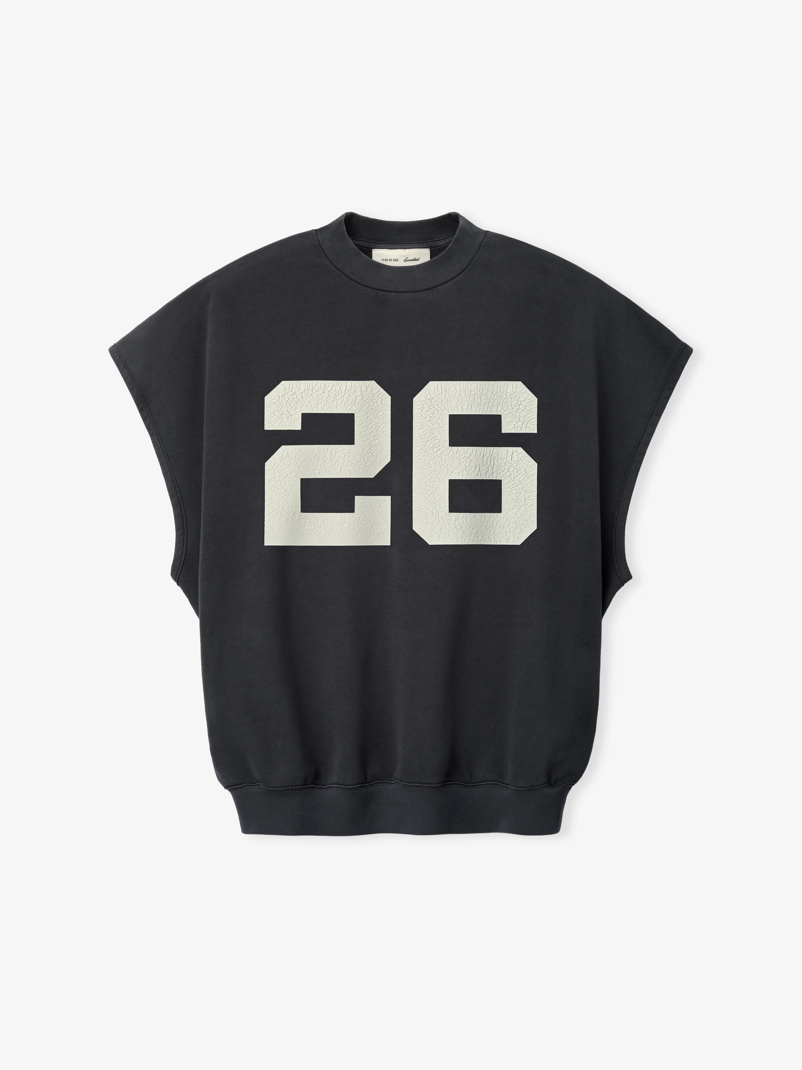 Relaxed Fleece Cutoff Sweatshirt